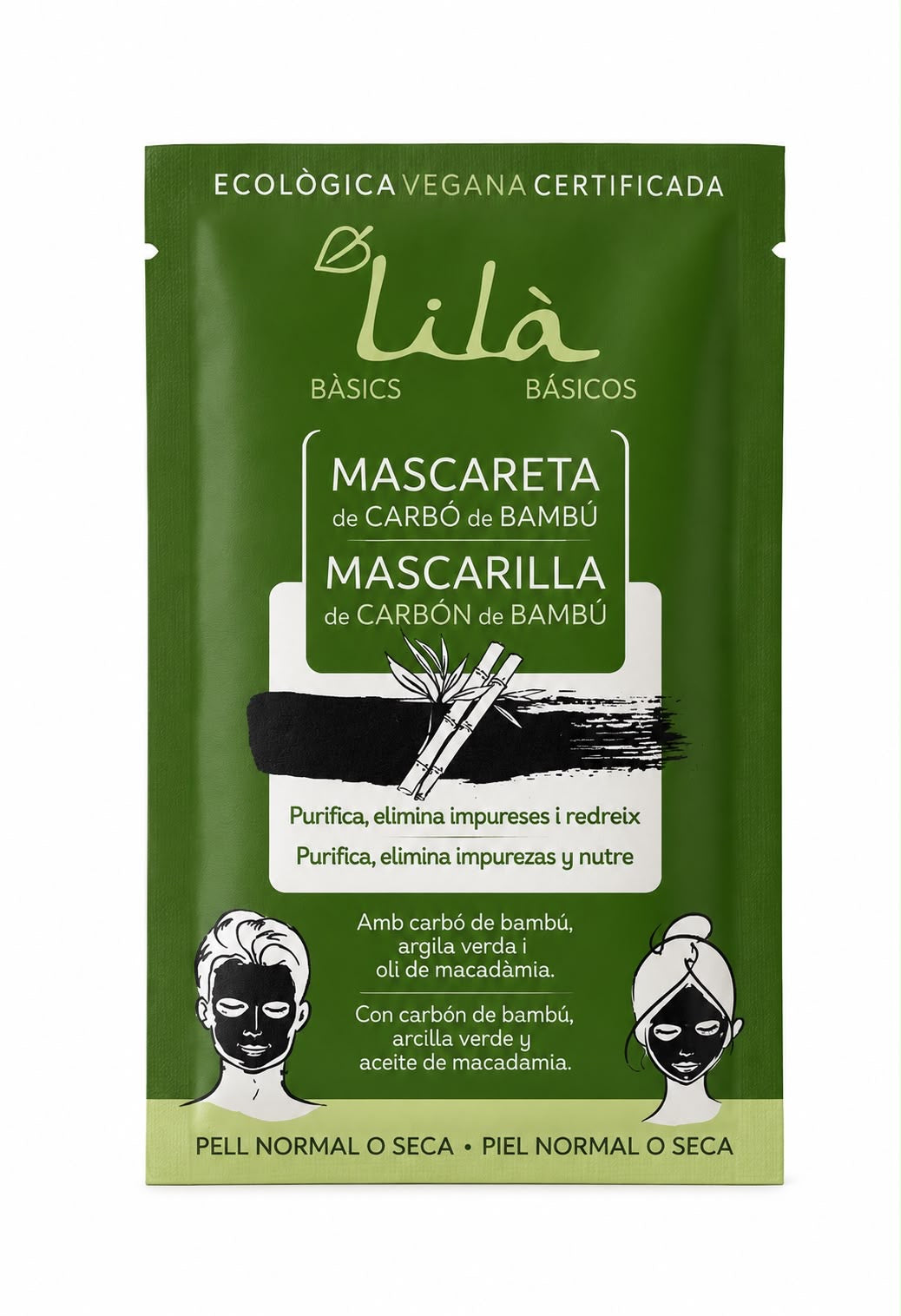 Mascarilla de Carbón de Bambú – Piel Mixta o Grasa