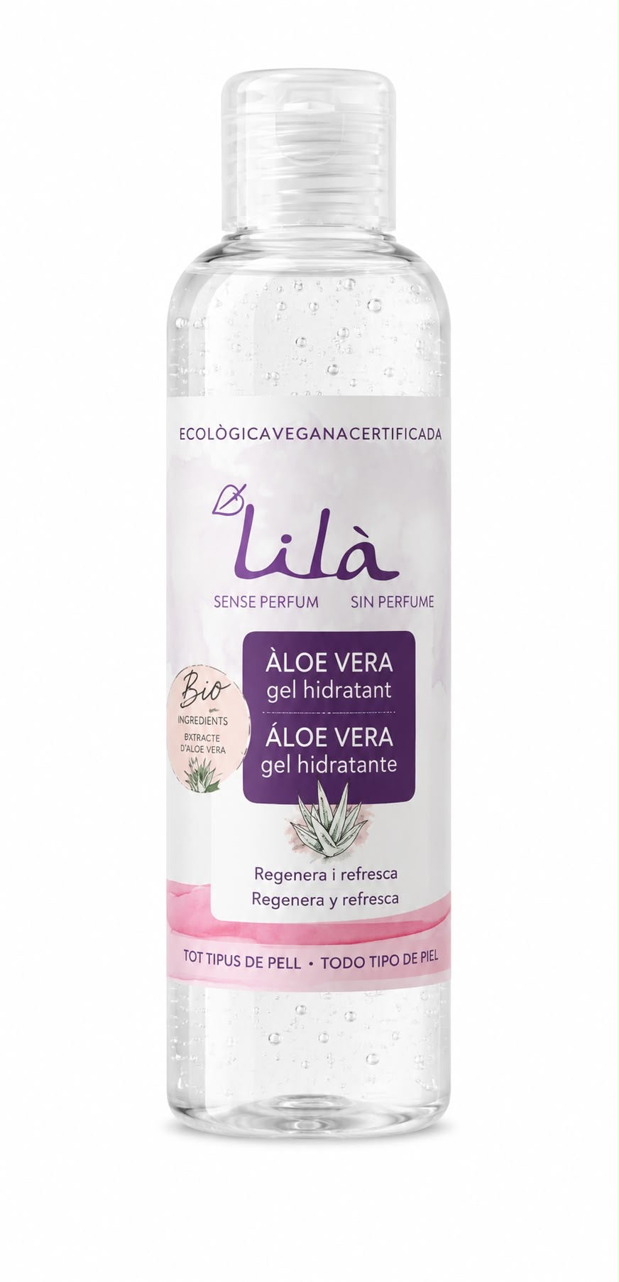 Aloe Vera Gel Hidratante Sin Perfume | Lilà Cosmètics
