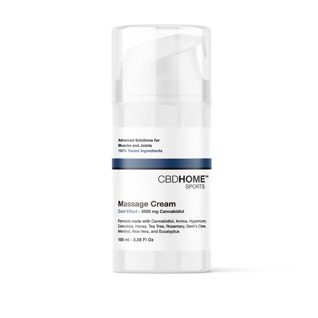 Crema de masaje efecto frio con CBD+CBG