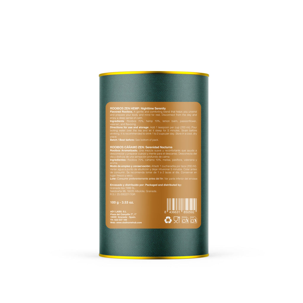 Infusión Rooibos con Cáñamo