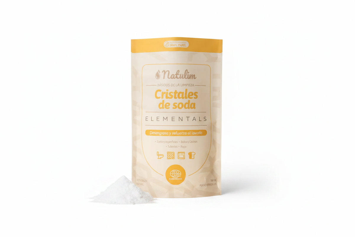 Cristales de Soda - Fondo Blanco